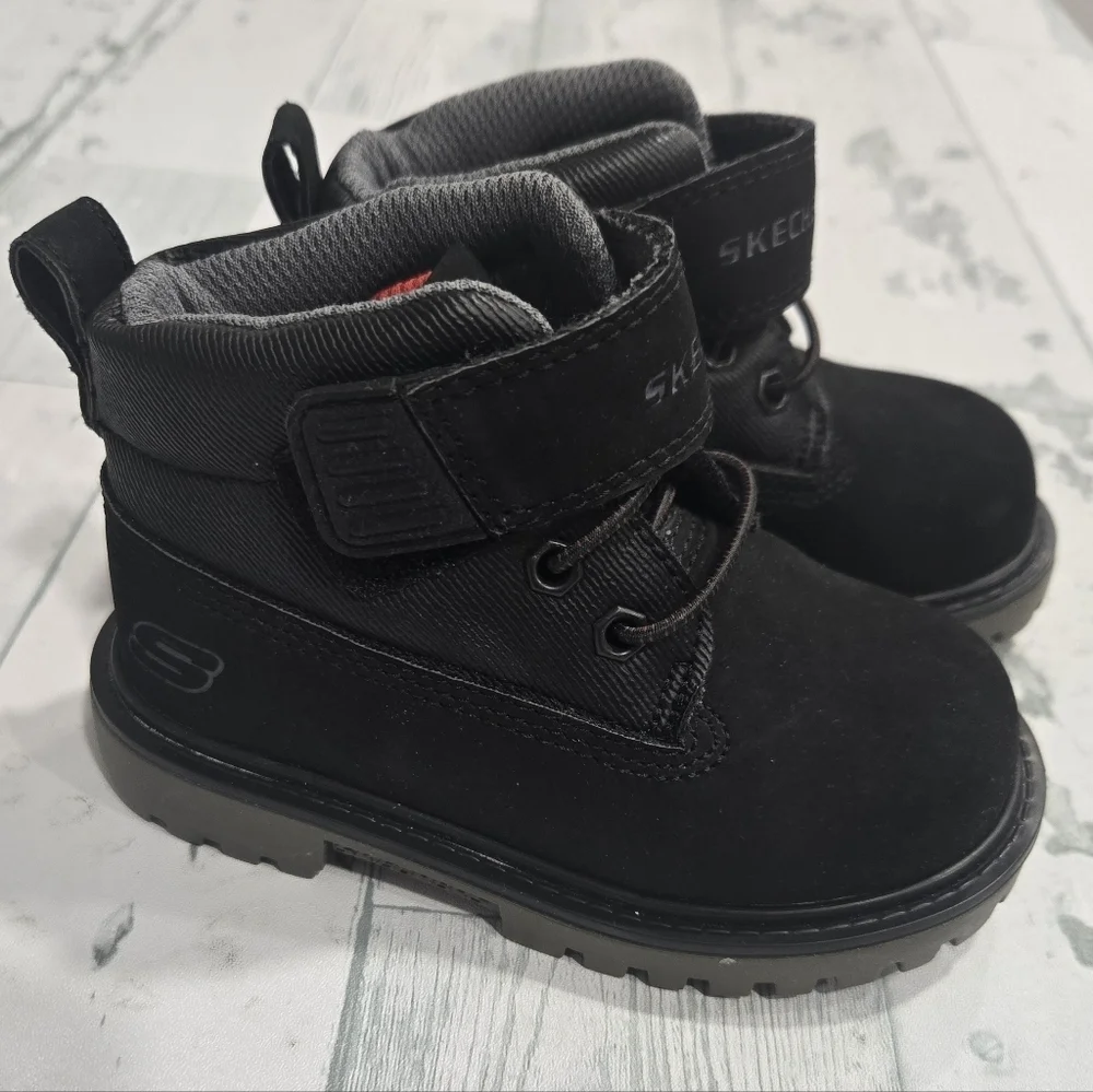 Skechers Mecca-Bolders Kids' Toddler Black Size 7
